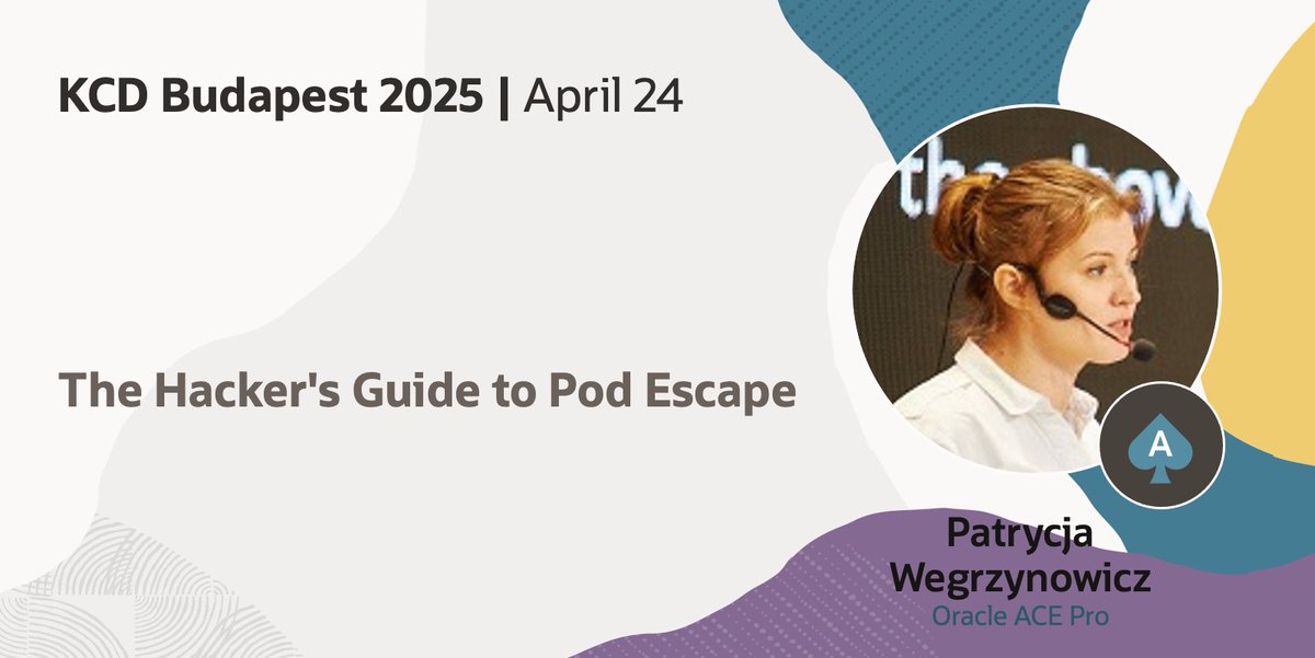Oracle ACE Program (@oracleace) on Twitter photo This Thursday, join KCD Budapest 2025 and meet Oracle ACE Pro <a href="/yonlabs/">Patrycja Wegrzynowicz</a> โ ๏ธ โก๏ธ
social.ora.cl/6011FVXXv
#OracleACE This Thursday, join KCD Budapest 2025 and meet Oracle ACE Pro <a href="/yonlabs/">Patrycja Wegrzynowicz</a> โ ๏ธ โก๏ธ
social.ora.cl/6011FVXXv
#OracleACE