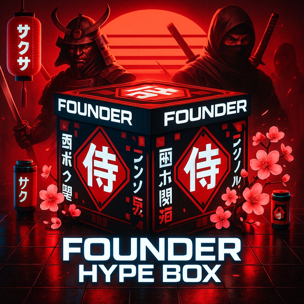 The FOUNDER HYPEBOX has just been released on the Kitmap: Kodai realm! Get yours quickly! ✨

In celebration, we'll be giving away:
♦️ 6x FOUNDER HYPEBOX
♦️ 3x FOUNDER HYPEBOX
🪙 3,500x GOLD

Follow us, Retweet, and Like to enter! 🎉