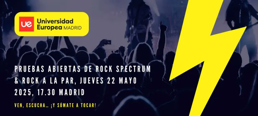 🎸 ¡Pruebas abiertas! Rock Spectrum (Italia) &amp; Rock A LA PAR (España) te invitan a tocar con sus bandas inclusivas 🎶
📅 Jueves 22 mayo, 17:30h
📍 Univ. Europea, Alcobendas
🆓 Entrada libre con inscripción
🎤 ¡Ven, escucha y súmate!
🔗 psisemadrid.org/2025/04/10/pru…
