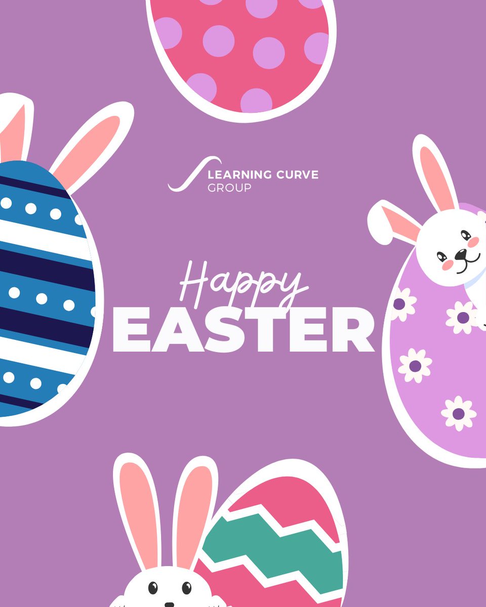 Happy Easter from all of us at Learning Curve Group 🍫🌸💜