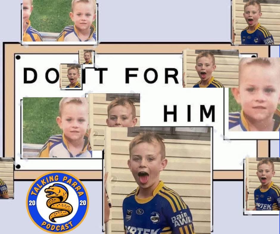 MatthewPritcha6's tweet photo. To little lachie that was for you 💛💙 #NRLTigersEels https://t.co/XVBTYQXBis