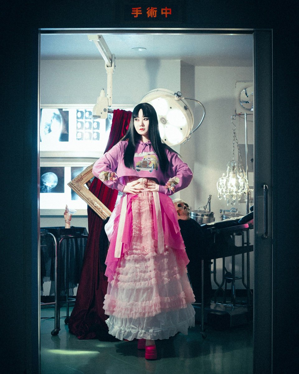 【11月末まで特価】伊藤潤二×pays des fées 富江 ビスチェ 伊藤潤二とpays des féesによるホラーでロマンティックな