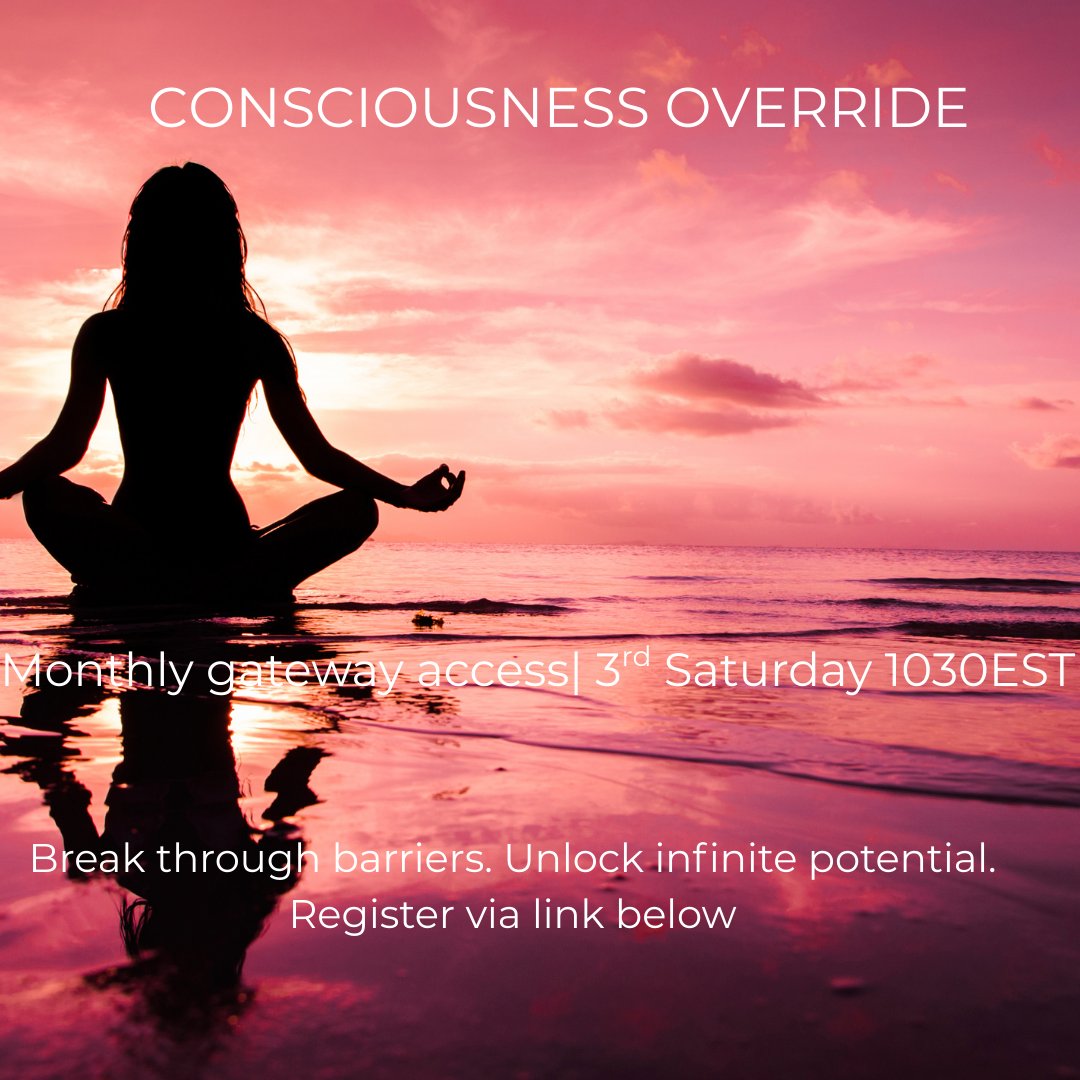 kelly_2075x's tweet image. CONSCIOUSNESS OVERRIDE
[monthly gateway access]
3rd Saturday 1030-1200 EST

break default programming
activate dormant potential 
rewire reality settings

secure your spot:
bit.ly/vanishlimitati…

#ConsciousnessHacking #QuantumMind #NeuralUpgrade