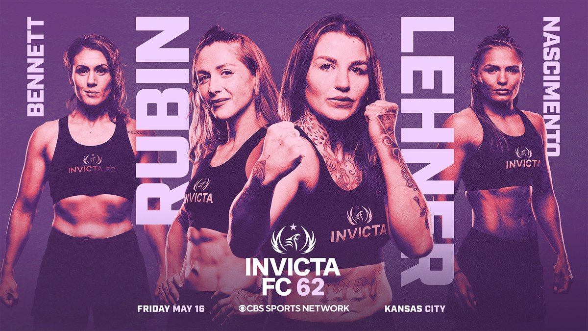 We're coming back home for a Spring fling. 💜#InvictaFC62