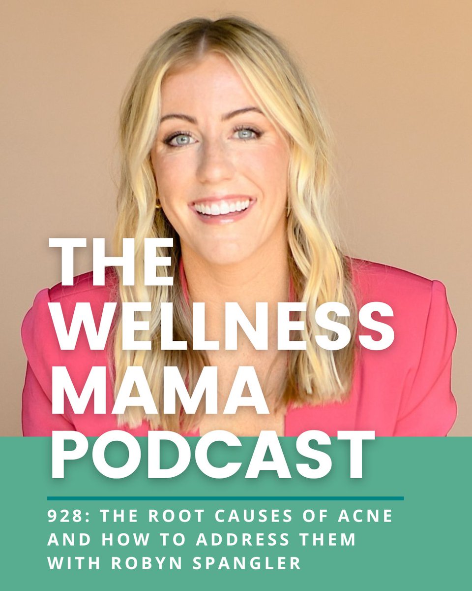 Hormonal? Inflammatory? Stress-related?

Acne has layers, and functional dietitian Robyn Spangler is breaking them down on this week’s podcast.

We’re talking root causes, minerals, and what works for real.

🎧 Tune in now ➡️ wellnessmama.com/podcast/928/