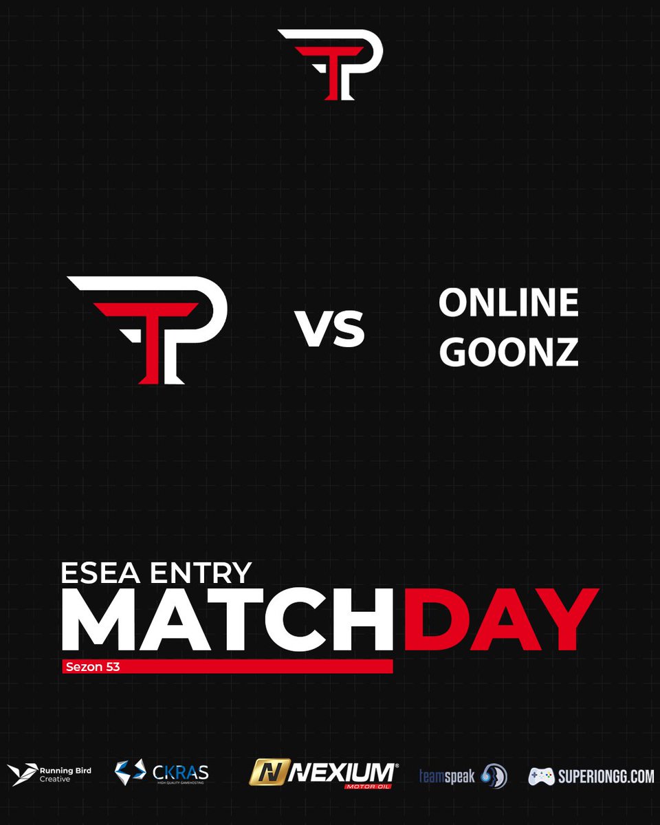🎮 Zamykamy świąteczny okres z przytupem! 🎮
Dziś o 20:30 czeka nas kolejne spotkanie w lidze ESEA Entry – tym razem zmierzymy się z drużyną ONLINEGOONZ.

<a href="/myckras/">CKRAS.com</a> <a href="/superiongg/">superiongg</a> <a href="/teamspeak/">TeamSpeak</a>