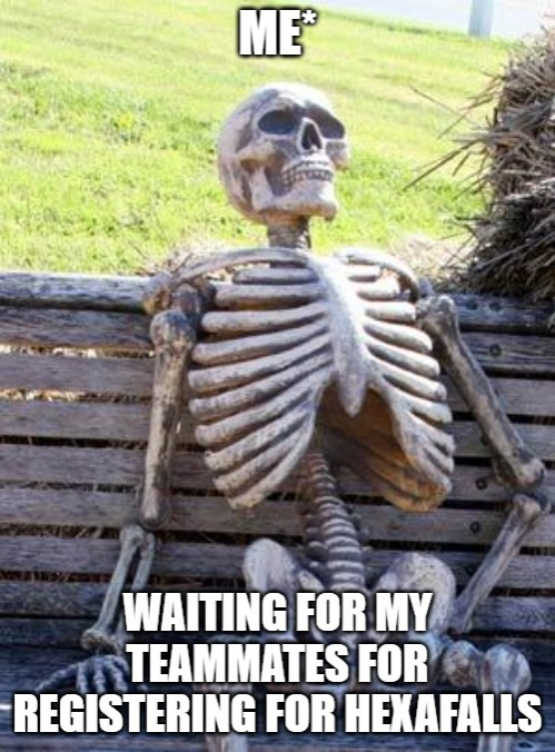 why wait when you are just little bit close to awesome prizes &amp; swags ?

🔗 hexafalls.tech

#hexafalls #hexafallhackathon