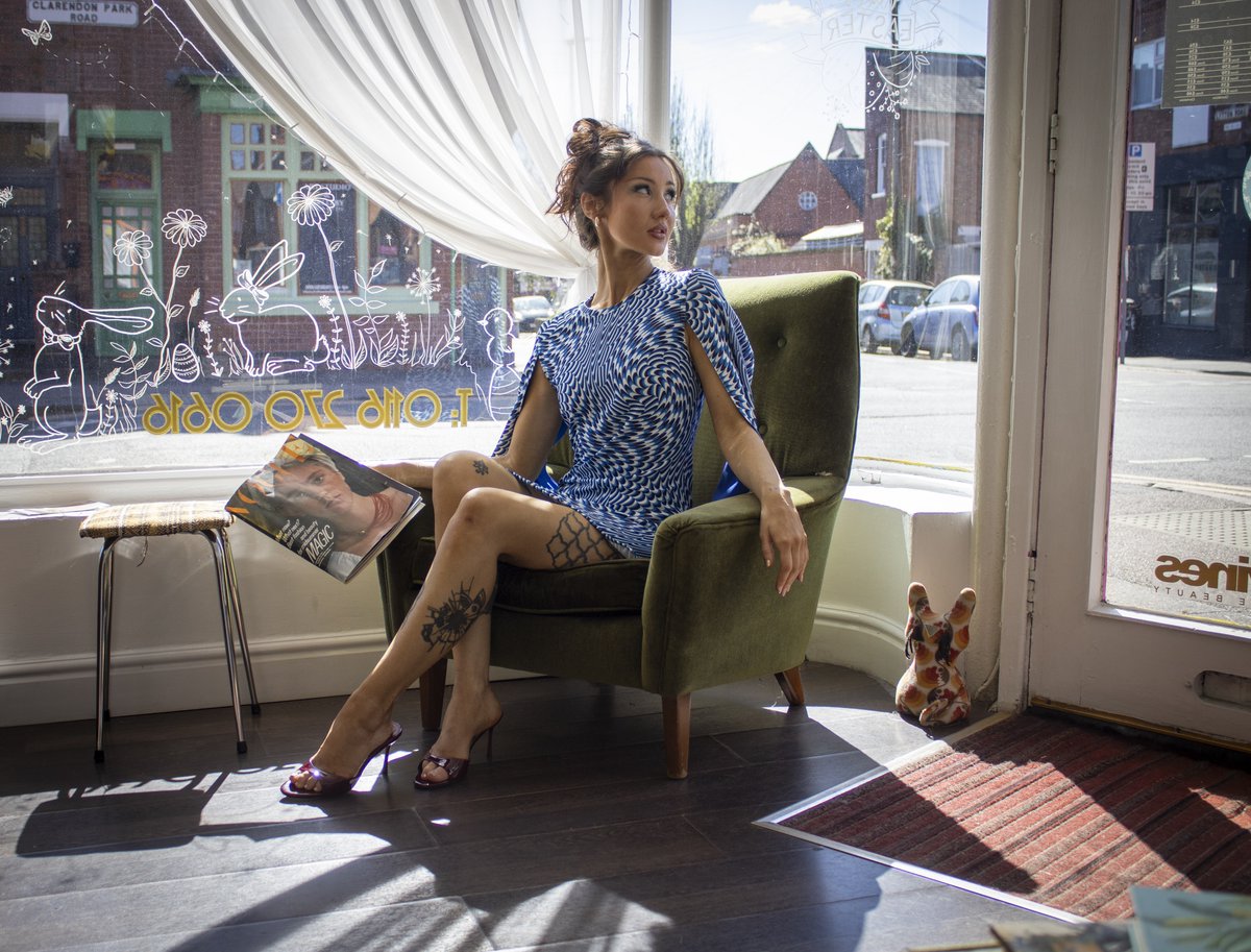 LHMBoutique's tweet image. The all-new Grace dress from LHM - inspired by the dazzling #opart movement of the 1960s. Available now at our online boutique. #MadeInEngland