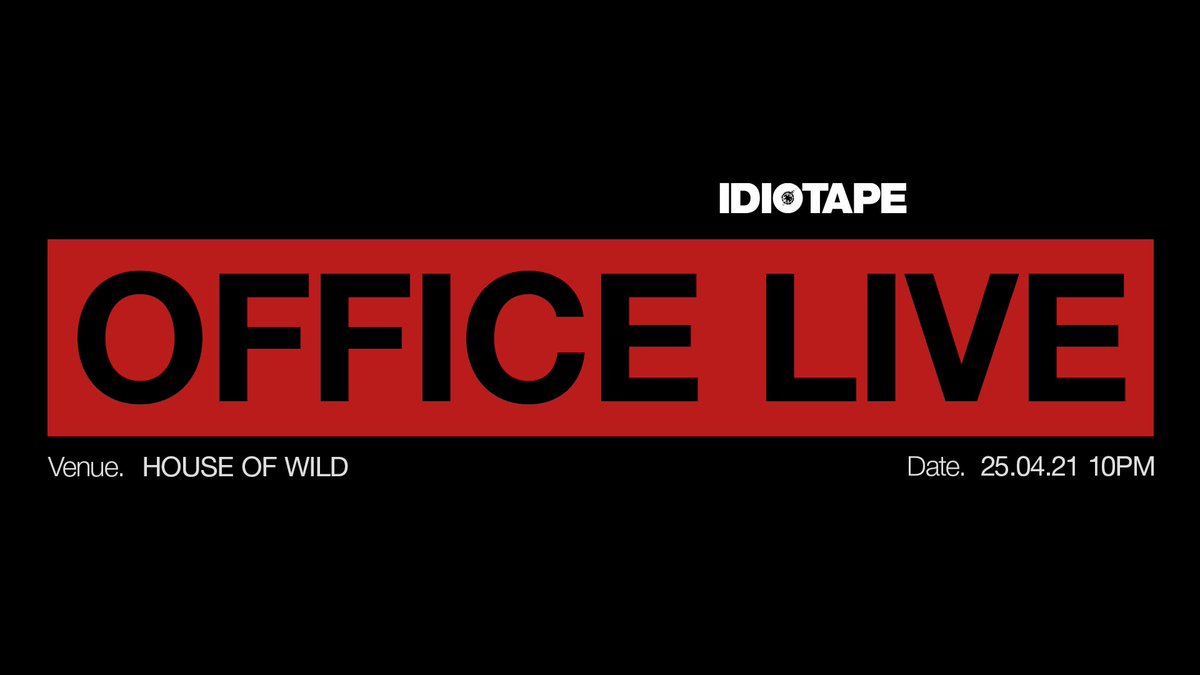 [OFFICE LIVE @ HOUSE OF WILD] 라이브 스트리밍이 잠시 후 오후 10시부터 IDIOTAPE 유튜브 채널에서 시작됩니다.

💾 youtube.com/live/ZsTolRoZR…