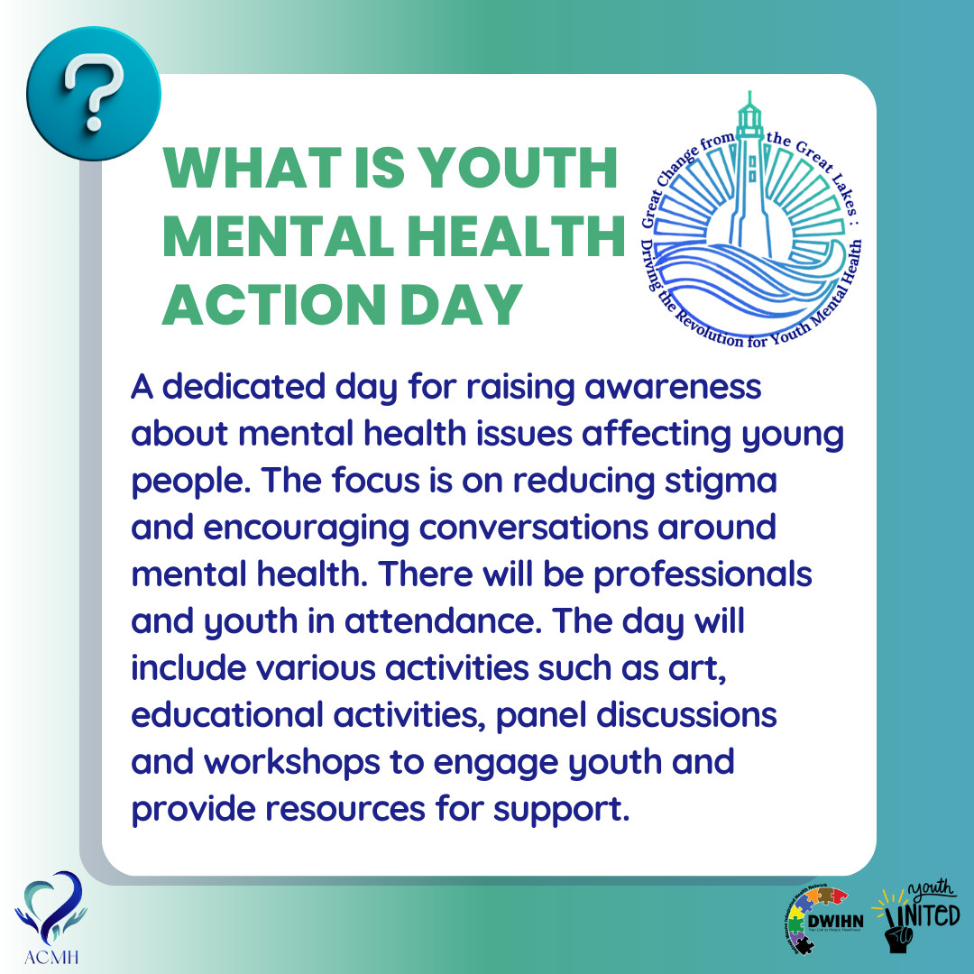 30 Days to Youth Mental Health Action Day!

Join us May 21 in Lansing for a day of change, inspiration, and action on youth mental wellness.

🎤 Keynotes, 💬 Breakouts, 🤝 Networking

Free to attend – register now! Student? Use STUDENTFREE.

👉 bit.ly/YMHAD2025