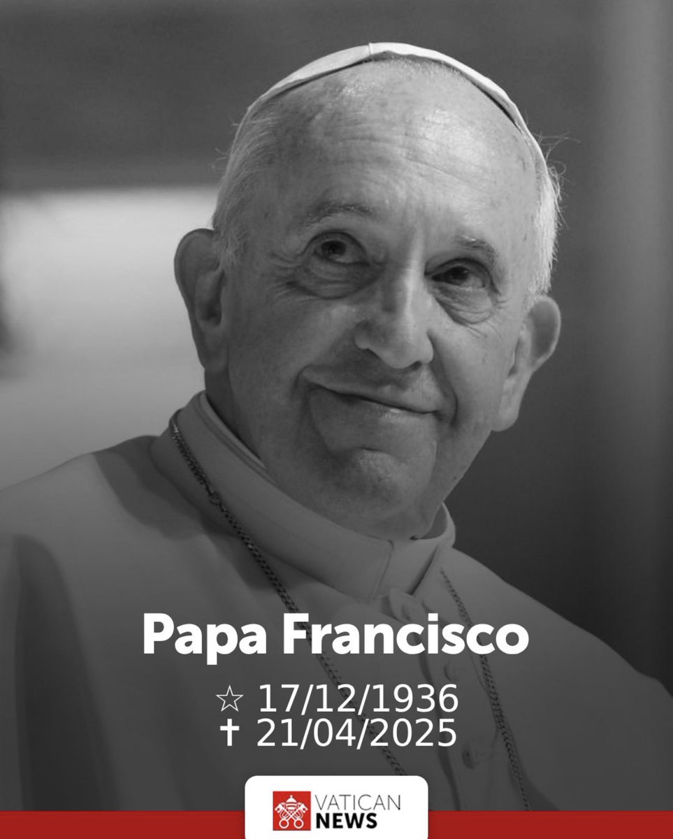 Descanse el Paz 🙏🏻 <a href="/Pontifex_es/">Papa León XIV</a>
