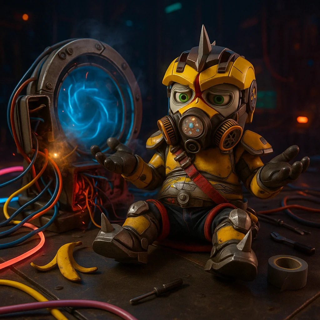 Stuck_onEARTH's tweet photo. Zerk: "Great, the Sun’s finally chilling out. That should make things easier… But the tech still isn’t ready to build a portal anyway. Classic Earth."