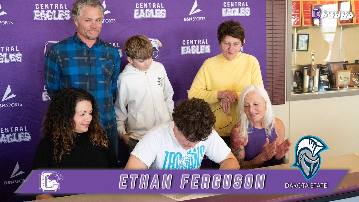 Omaha Central High Athletic Department (@opschsath) on Twitter photo Last week <a href="/OPSCHSBSB/">Central Baseball</a>'s own Ethan Ferguson signed participated in the tradition of signing on to continue his baseball career at the next level. Ferguson will compete at <a href="/DSU_Baseball_/">Dakota State University Baseball</a> in the fall of 2025. We couldn't be prouder of his accomplishments #DowntownProud Last week <a href="/OPSCHSBSB/">Central Baseball</a>'s own Ethan Ferguson signed participated in the tradition of signing on to continue his baseball career at the next level. Ferguson will compete at <a href="/DSU_Baseball_/">Dakota State University Baseball</a> in the fall of 2025. We couldn't be prouder of his accomplishments #DowntownProud
