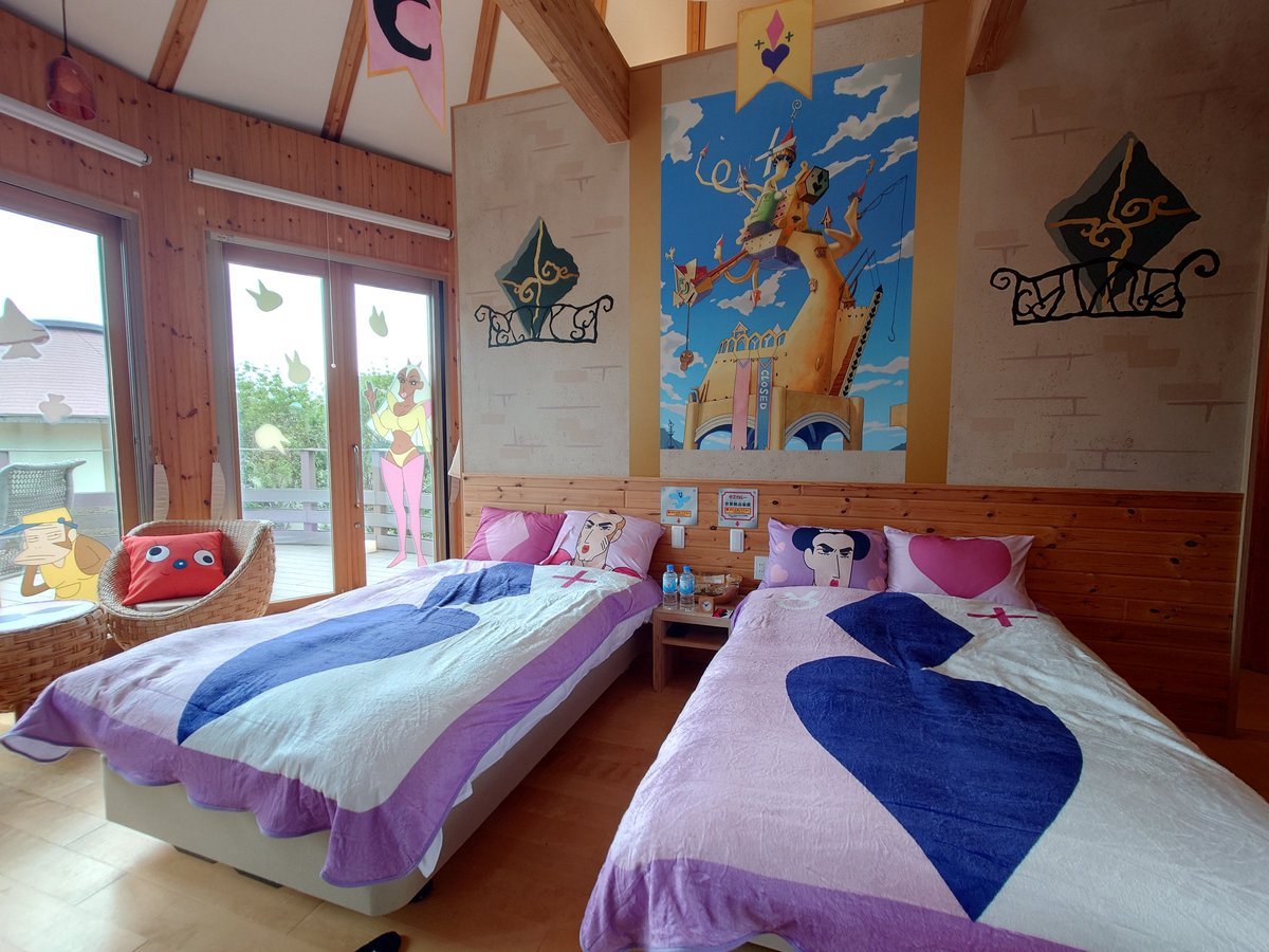 淡路島・ニジゲンノモリの宿泊施設「GRAND CHARIOT 北斗七星135°」に