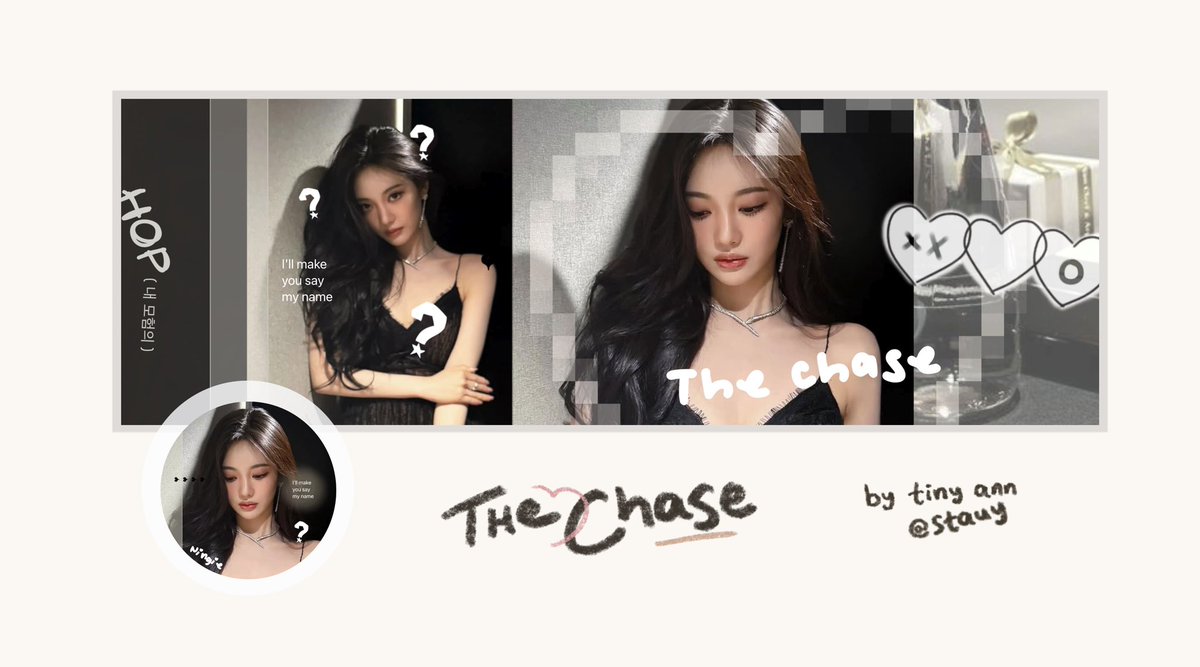 stauy's tweet image. boleh bantu repost.. makasih banyaak 🥺🫶🏻

layout yang satu ini namanya &amp;lt; the chase &amp;gt; based on lagunya h2h 🖤  PLS SAYANGI DIAAAA semoga pada sukaaa :3

#zonauang