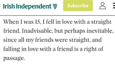 The Boy Wonerd (@theboywonerd) on Twitter photo How could a published author write "right of passage"? It's "rite of passage".
<a href="/Independent_ie/">Irish Independent</a> How could a published author write "right of passage"? It's "rite of passage".
<a href="/Independent_ie/">Irish Independent</a>