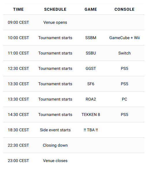 FGCAarhus's tweet image. This time for real! We are changing the schedule for our next and future Monthly tournaments. Note that venue opens an hour earlier than usual. Next Monthly is May 10th, and you can sign up here: start.gg/tournament/fgc…