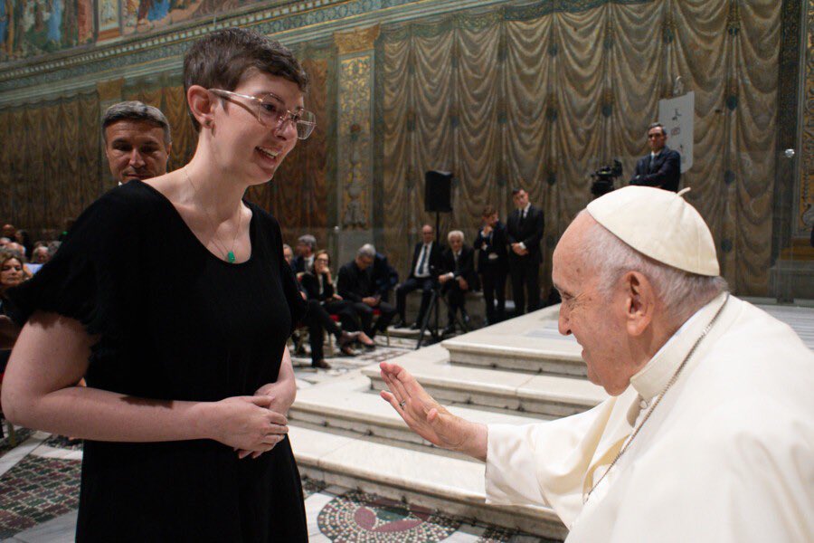 They’re going to appoint someone else for show, but make no mistake: Pope Francis chose his true successor, Patricia Lockwood