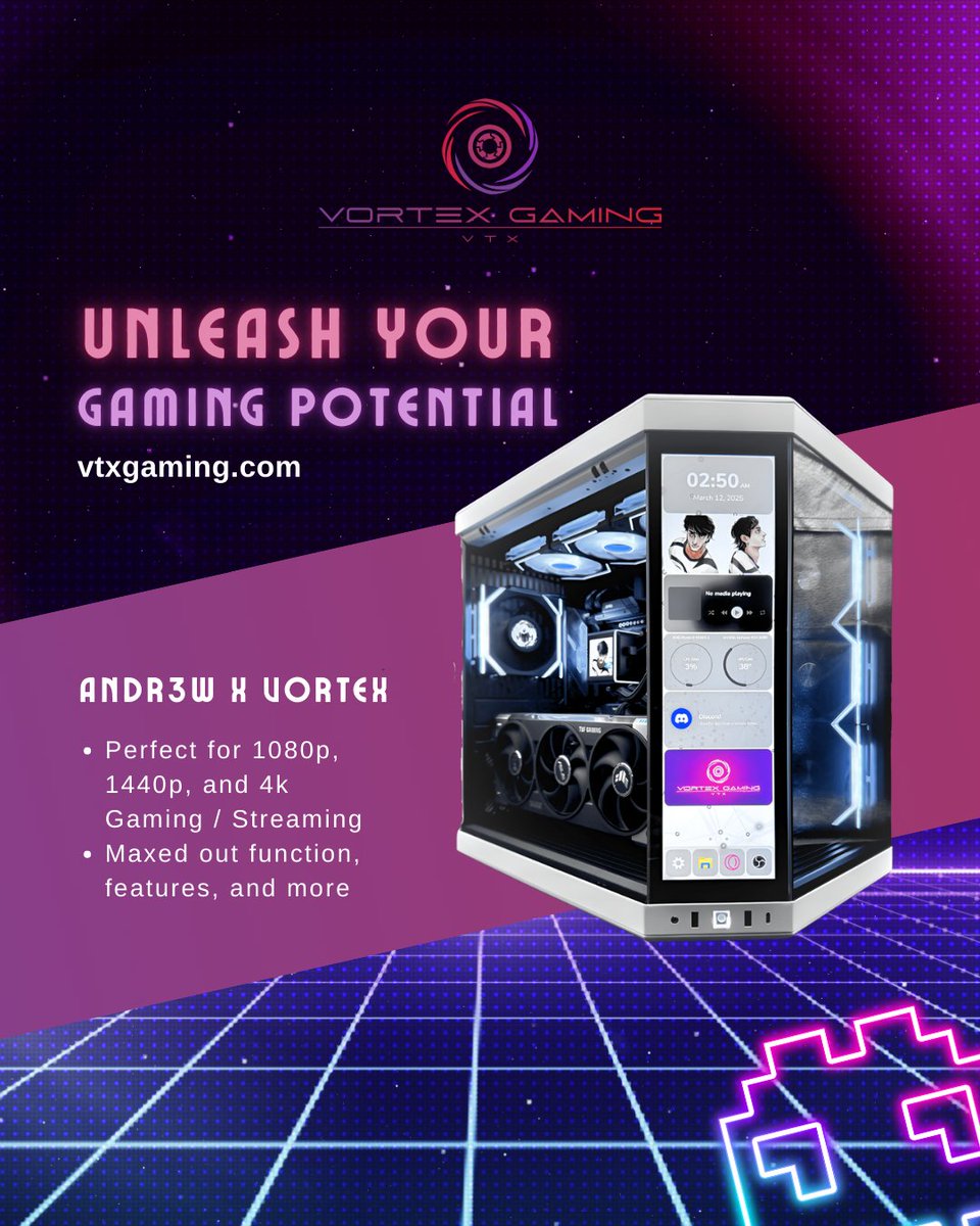 VTX_Gaming_PCs's tweet image. Level up your gaming and streaming experience with the HYTE Y70 Touch Case featuring the powerhouse NVIDIA GeForce RTX 5080.

vtxgaming.com

#vortexgaming #vtx #pcbuilders