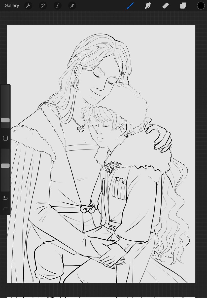 karuselii's tweet image. #Catelynstark and #Robbstark #WIP 🥀🥀🥀

#stark #Tully #Catelyntully #ASOIAF #Got #GameOfThrones #Hotd #ASOIAFFANART #asoiafart