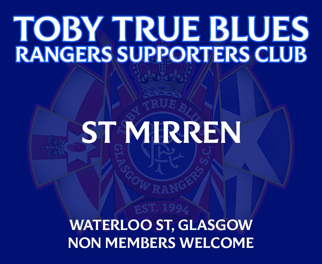 ST MIRREN BUS

Saturday 26 April, bus leaves 1:45pm.

Non members welcome. Comment or DM for seats. 

Please RT🇬🇧