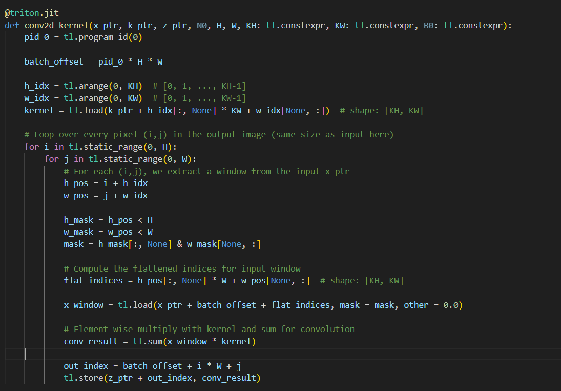 jino_rohit's tweet image. day22 #100daysofcuda

Implemented a convolution2d kernel in triton :)

Code - github.com/JINO-ROHIT/adv…