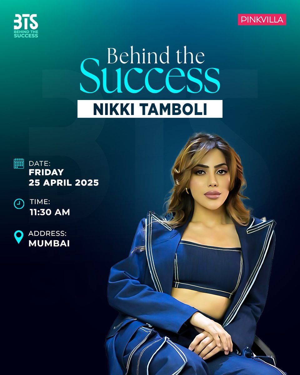 WIN a chance to attend Pinkvilla’s Behind The Success with #NikkiTamboli! 💥 Want to meet her up close? This is your moment! 🌟 Be a part of the live audience and witness Nikki like never before!

Here’s how you can join in:
✅ Follow <a href="/pinkvilla/">Pinkvilla</a>
✅ Like this post ❤️
✅ Tag a