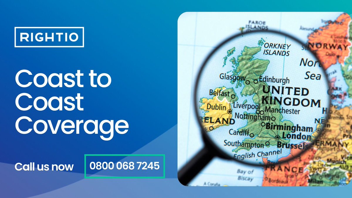Looking for a reliable business with the expertise of local engineers? Look no further, we've got this!

From North to South, we've got you covered: Rightio's nationwide network of engineers are on standby, ready to rescue your home from any emergency.

#UK #Engineer