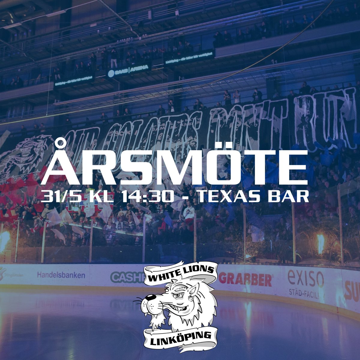 White Lions hälsar alla medlemmar varmt välkomna till årsmöte! Dagordningen för mötet, valberedningens förslag till styrelse och övrig nödvändig information finns samlat på: 

whitelions.se/white-lions-ar…