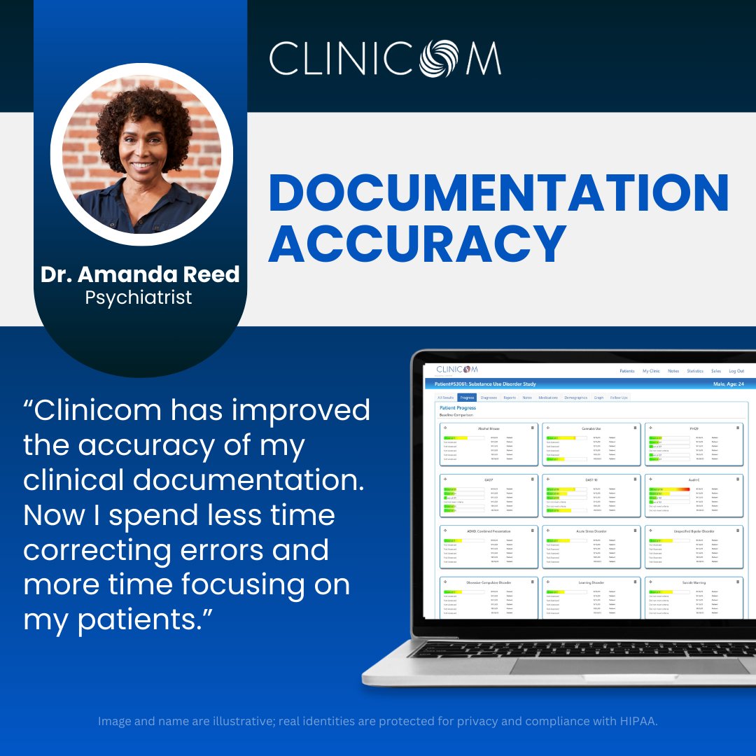 Dr. Reed saves time and improves documentation accuracy with Clinicom. Learn More at clinicom.com

#AccurateDocumentation #Clinicom