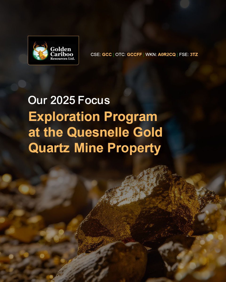 Looking ahead to 2025, $GCC's focus goes beyond expanding the discovery—we're working to prove that a major gold camp exists at Hixon, British Columbia.

Continue reading: goldencariboo.com/news/golden-ca…

🇨🇦 $GCC.CN 🇺🇸 $GCCFF 🇩🇪 #A0R2CQ #3TZ

#CSE #OTCQB #WKN #FSE