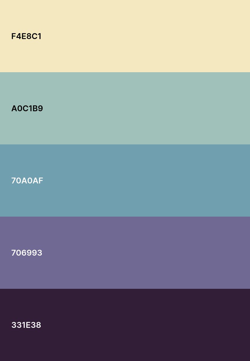 AiTricks's tweet photo. Color palette of the day https://t.co/NHhN4zPdQ4