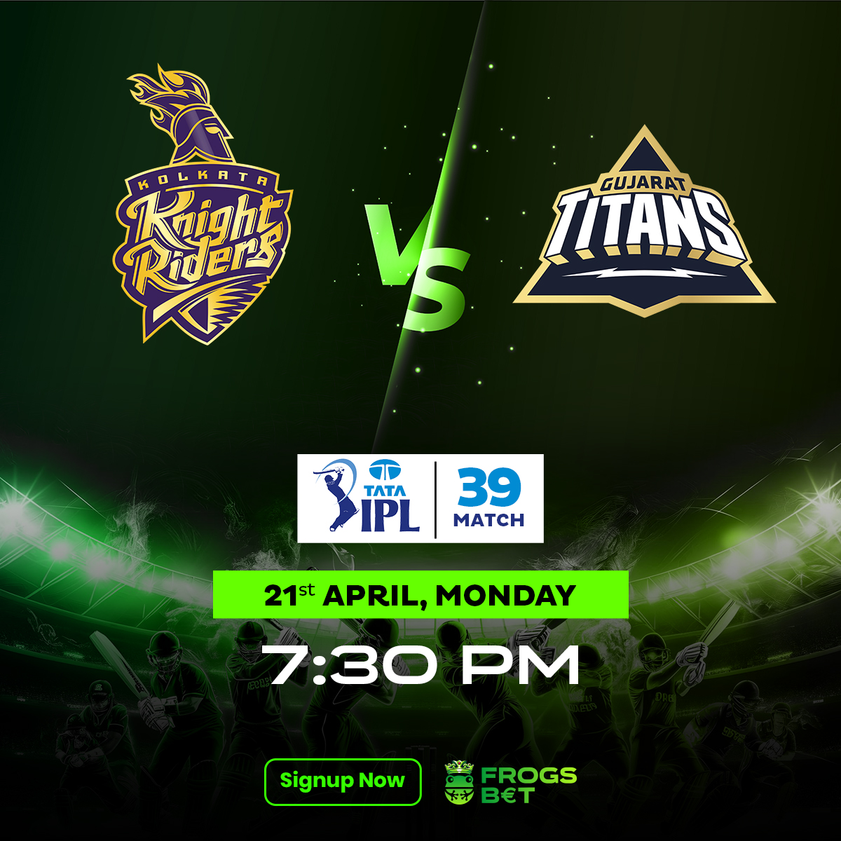 FrogsBet's tweet photo. 𝐊𝐊𝐑 𝐯𝐬 𝐆𝐓 – Two powerhouses, one winner. Who you backing tonight?

Drop your prediction in the comments

#KKRvsGT #IPL2025 #FrogsbetPicks #CricketPrediction https://t.co/5bBBhuSXuB