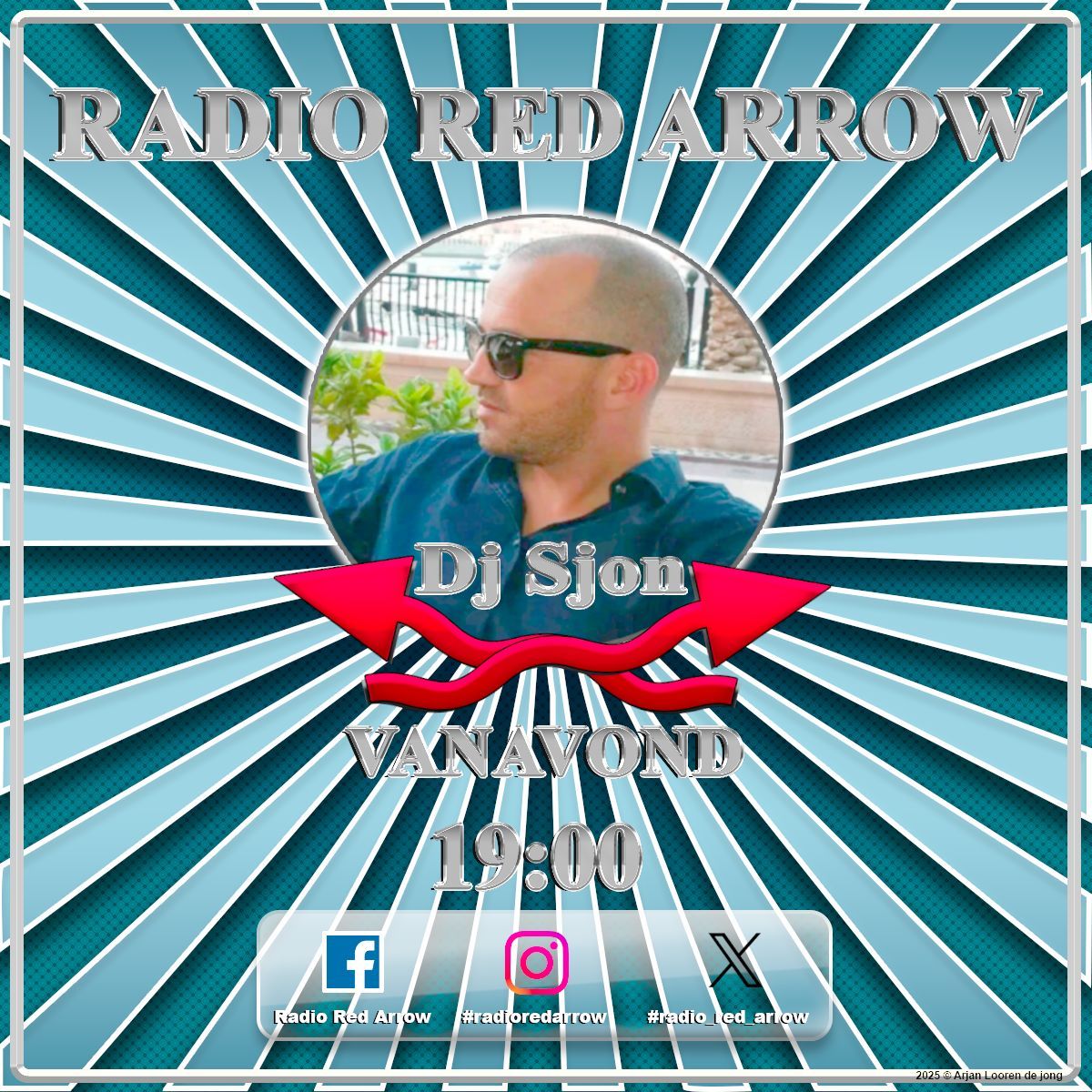 radio_arrow_red's tweet photo. 🎵 Radio Red Arrow 🎵
🕒 VANAVOND 19:00 🌟
🎙 DJ Sjon brengt je de ultieme soundtrack voor je avond! 🎶
📻 Schakel over naar https://t.co/HFQoLeXQI1 en geniet van pure muzikale extase! 🌐
📲 Volg ons op:
Facebook: Radio Red Arrow
Instagram: @radioredarrow
X: @radio_red_arrow https://t.co/pCnAsNbREd