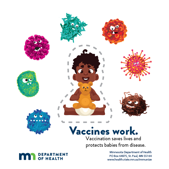 April 21-28 is National Infant Immunization Week (NIIW). Is your baby up-to-date? Make an appointment today to talk to a provider about what vaccines are right for your family. Learn more on our website: cuhcc.umn.edu/patient-care-s… #NIIW #HealthyBabies #VaccinesSaveLives