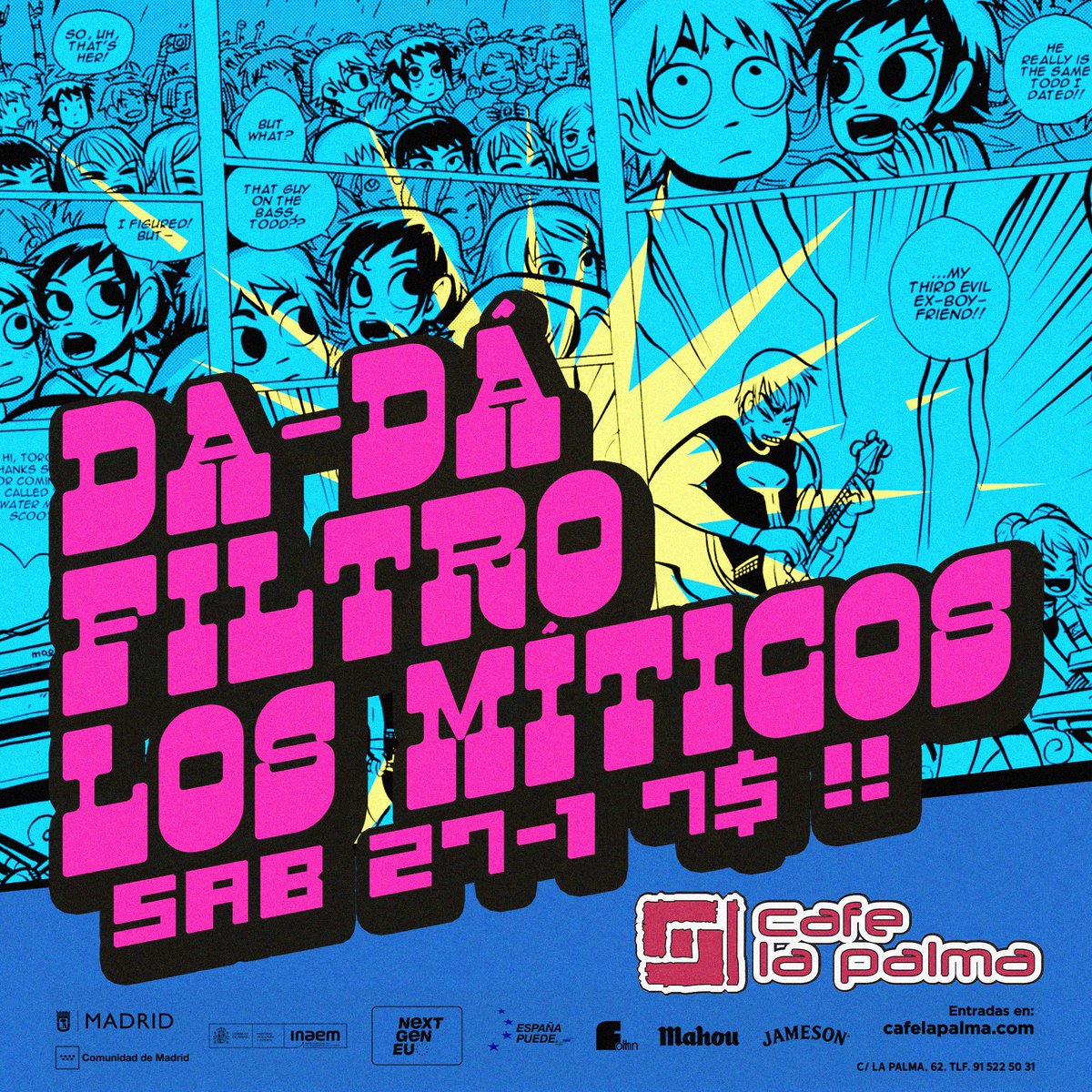 post apreciativo de que hago unos carteles chulísimos, si tienes una banda chulísima pues tirame y hacemos cartelazo pa tu bolo... y si eres colega dame rt no? besitos para todos 🫶