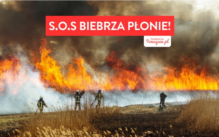 Służby w akcji (@sluzby_w_akcji) on Twitter photo Fundacja <a href="/pomagam/">Pomagam.pl</a> ruszyła ze zbiórką pieniędzy, które zostaną przeznaczone między innymi na odbudowę najcenniejszych terenów przyrodniczych w Polsce. Biebrzański Park Narodowy to ponad 59 tysięcy hektarów unikalnej przyrody.
Pomóż ratować Biebrzę 🫡
Zbiórka: Fundacja <a href="/pomagam/">Pomagam.pl</a> ruszyła ze zbiórką pieniędzy, które zostaną przeznaczone między innymi na odbudowę najcenniejszych terenów przyrodniczych w Polsce. Biebrzański Park Narodowy to ponad 59 tysięcy hektarów unikalnej przyrody.
Pomóż ratować Biebrzę 🫡
Zbiórka: