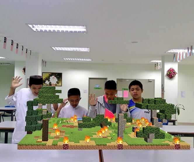 TakeActionEdu's tweet photo. Students in Malaysia are taking #ClimateStorytelling to the next level! Their Minecraft visualization of deforestation is a powerful example of youth innovation. #ClimateActionProject https://t.co/5V160gaSp2