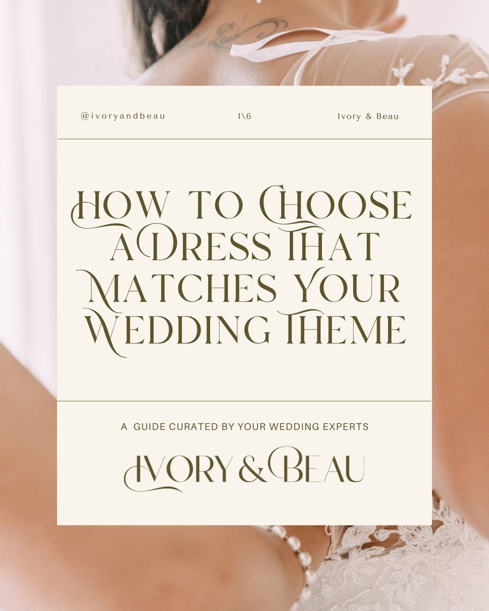 IvoryandBeau's tweet photo. Your wedding dress is the heart of your bridal look. ✨ From venue vibes to textures, every detail matters! Choose a gown that blends beautifully with your setting &amp; vision. 💫 What’s your dream wedding style? Drop it below! 👇💍

#BridalStyle #WeddingDress #WeddingInspo https://t.co/HLzK0nEiRC