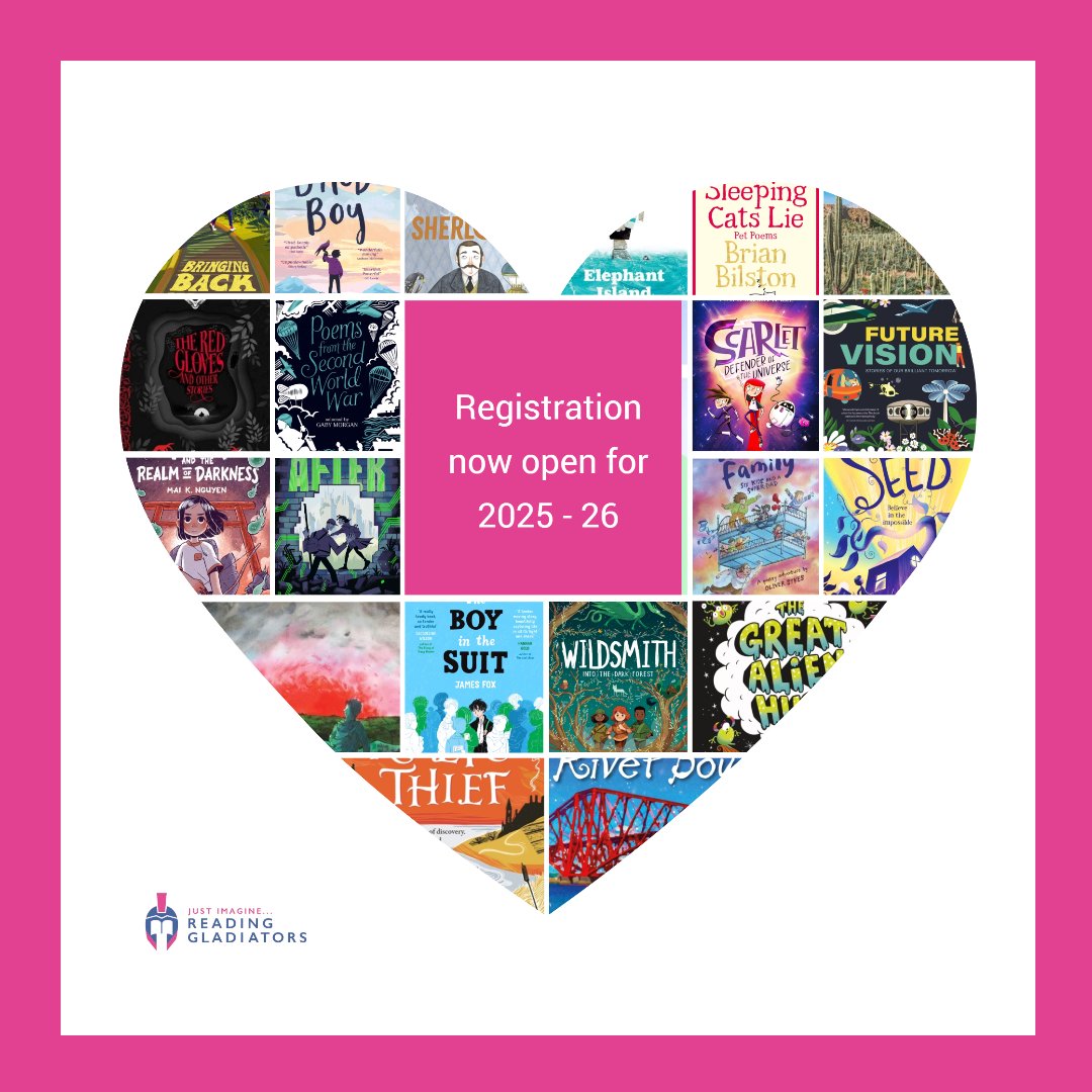 Just Imagine: All new Reading Gladiators + Giveaway - mailchi.mp/justimagine/ju… Plus our line up for Children's Authors Live this summer.