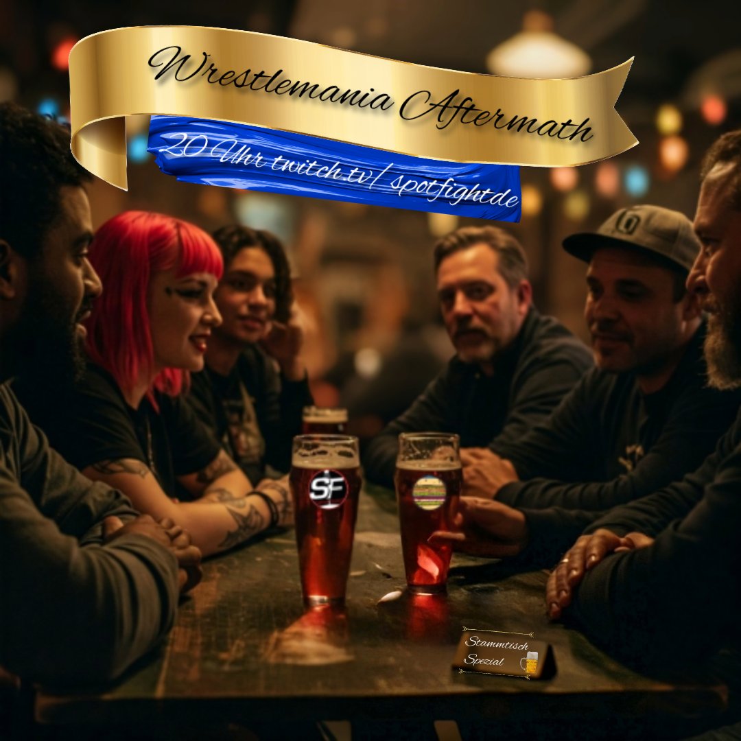 Finale Ooooooho, Finale Ohoooohoho❗❗❗  um 20 Uhr geht's los mit Weber sucht den Superstammtisch auf
👇👇👇
 twitch.tv/spotfightde
☝️☝️☝️
Helft mir Head of the #Stammtisch zu werden! 🍻
Ich hab Bock❗
#NachoMadness #GermanWrestling #Podcast #Casting #CommunityTalk 
#Wrestling