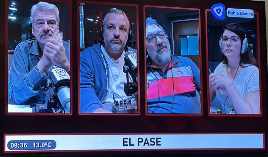 Top 3 foto de la semana: lu2 en canal 9 bahía blanca, lunes de momentos iconicos en los medios de la Ciudad!