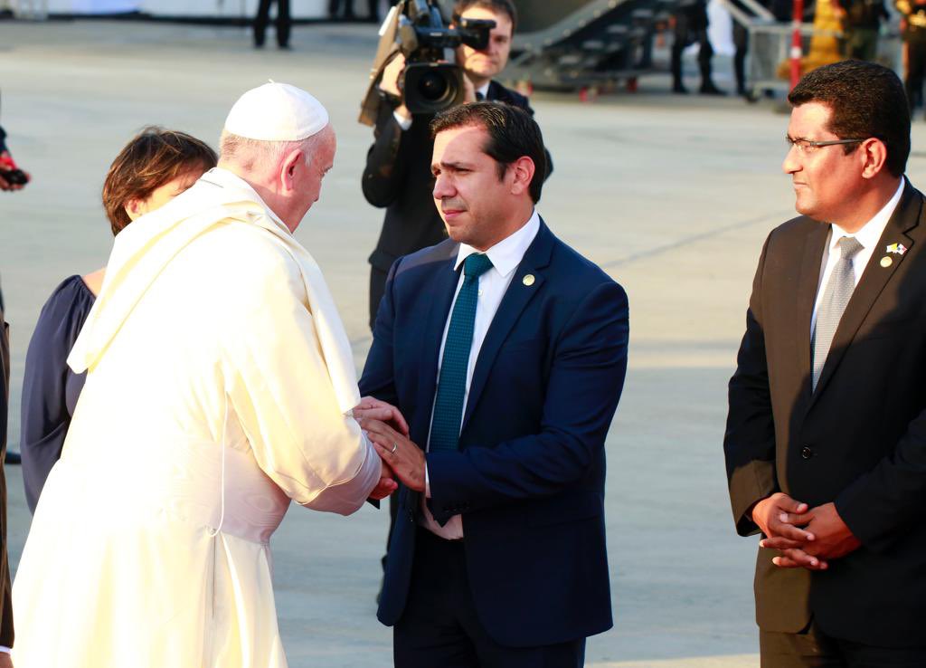 Con tristeza despedimos al Papa Francisco y gratitud por haber bendecido a Panamá con su presencia durante la JMJ 2019. Su mensaje de fe, esperanza, inclusión y amor al prójimo permanece vivo en nuestros corazones. ¡Hasta pronto, Santo Padre! #JMJ2019 #GraciasFrancisco