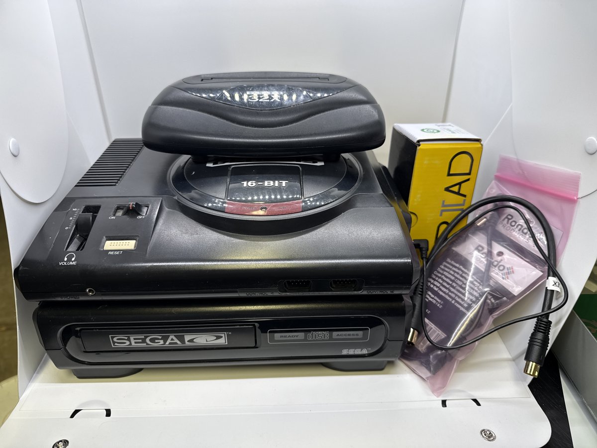 FOR SALE:
Model 1 Tower of Power - $1100 shipped to USA

Genesis M1VA3 - Recap, 4BP, subcarrier re-route, JP/US switchless region mod

Model 1 CD - Recap, 256K FRAM, Region Free BIOS

32X - Recap and buzzkilled

Includes Triad PSU, Tower-con kit and 32X patch cable

See next: