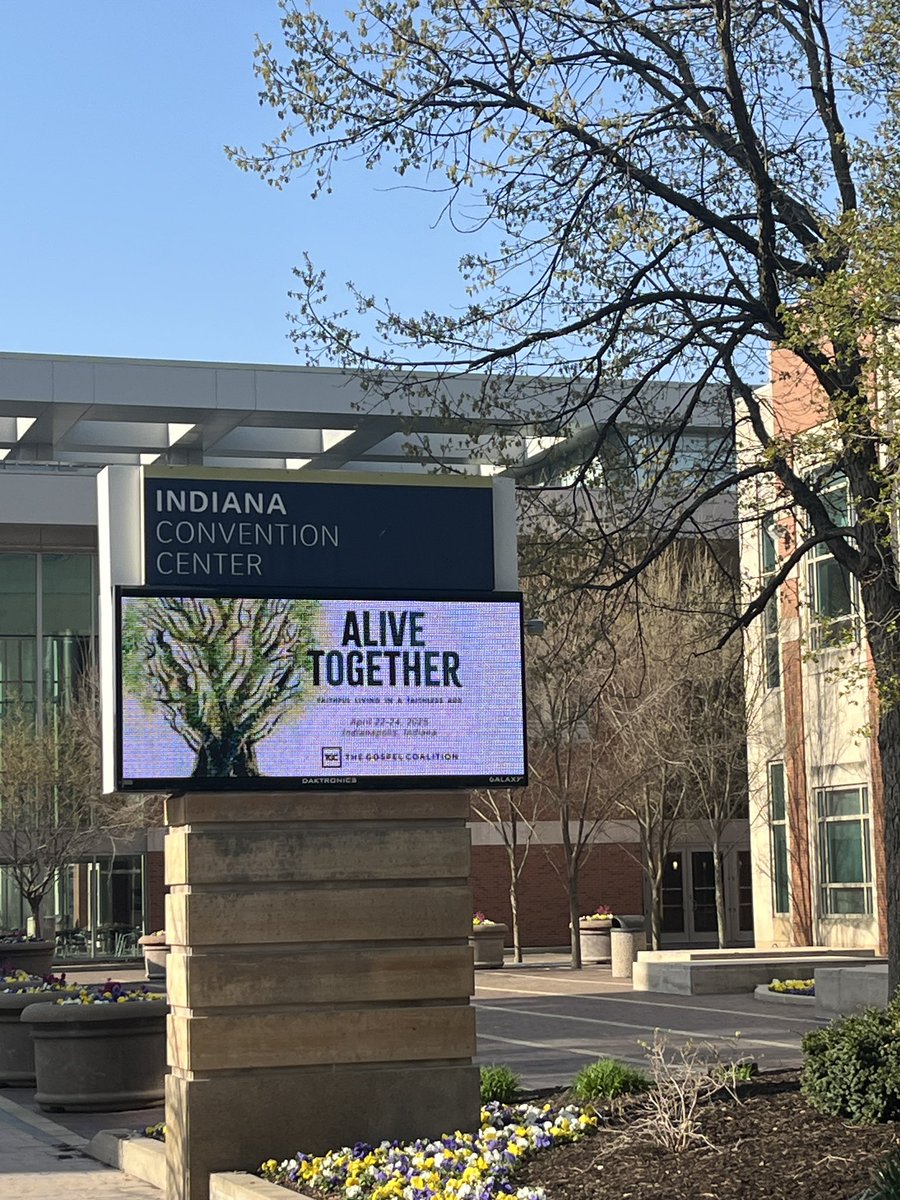 Here we go! 45 council members, 7 expositional sermons on Ephesians, 7,000 people worshipping together, celebrating 20 years of ministry, 200 exhibitors / partners, 68 breakouts, one Lord, and one gospel!

<a href="/TGC/">The Gospel Coalition</a>