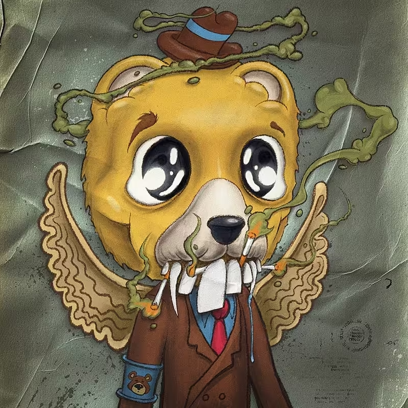 Like, RT, and tag 3 idiots for zero chance to win this 1/1 <a href="/steadyteddys/">steady teddys 🧸⛓️</a> that we don't even own