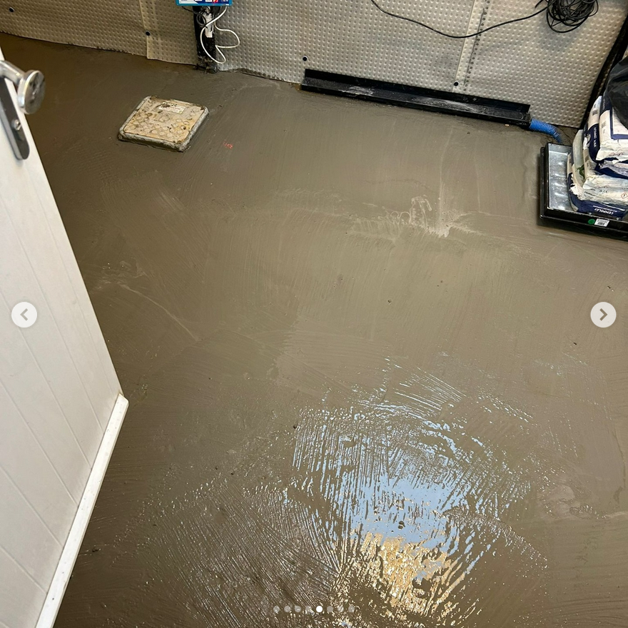 APGoochLtd's tweet photo. Third time lucky! 
This garden house in North West London had been "waterproofed" twice before at considerable cost to the property owner. There was no ground water sump system; the previous contractor had connected the drainage into the foul sump system. https://t.co/6OHHHoXbse