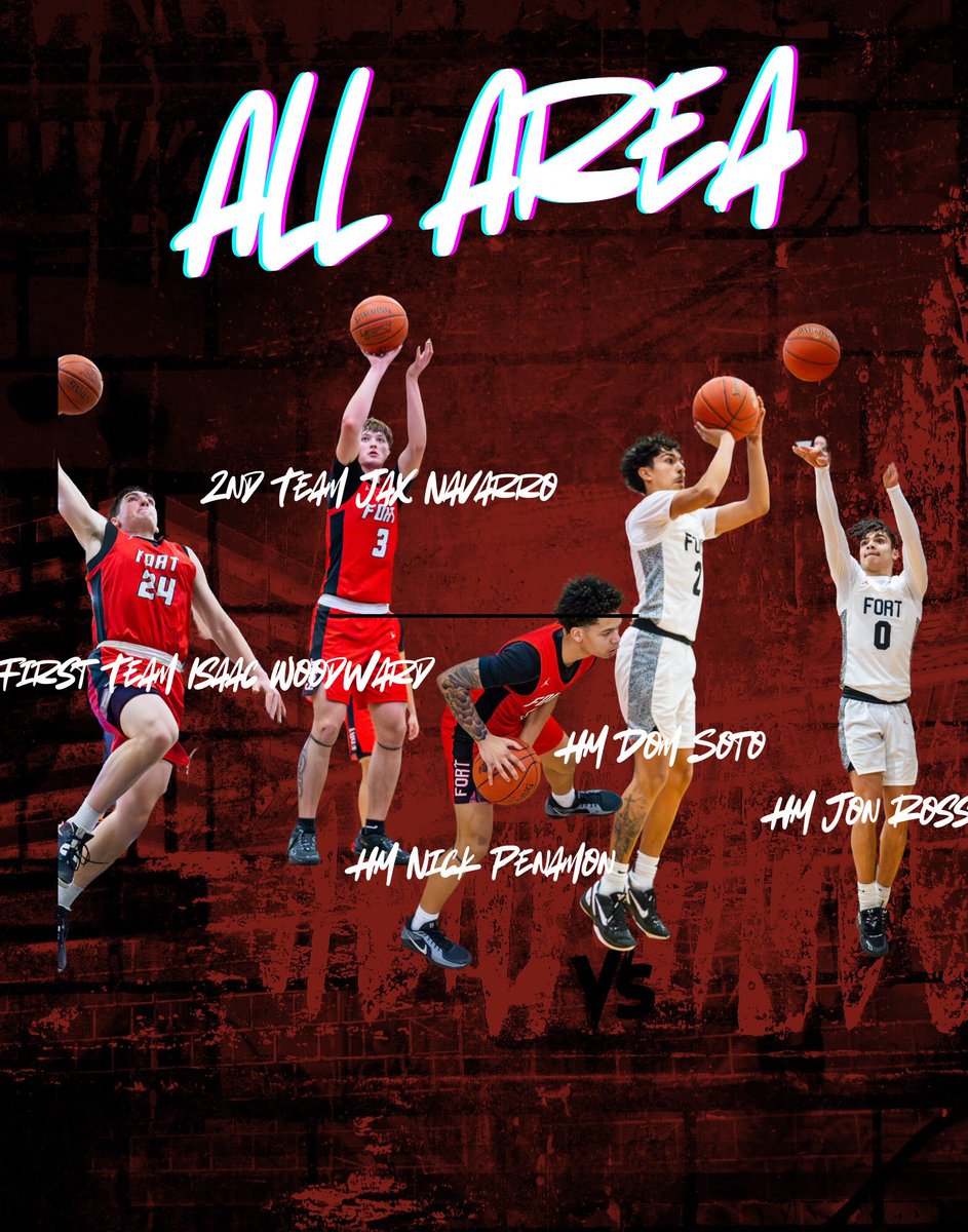 Congratulations to our 5 players making All Area this year.