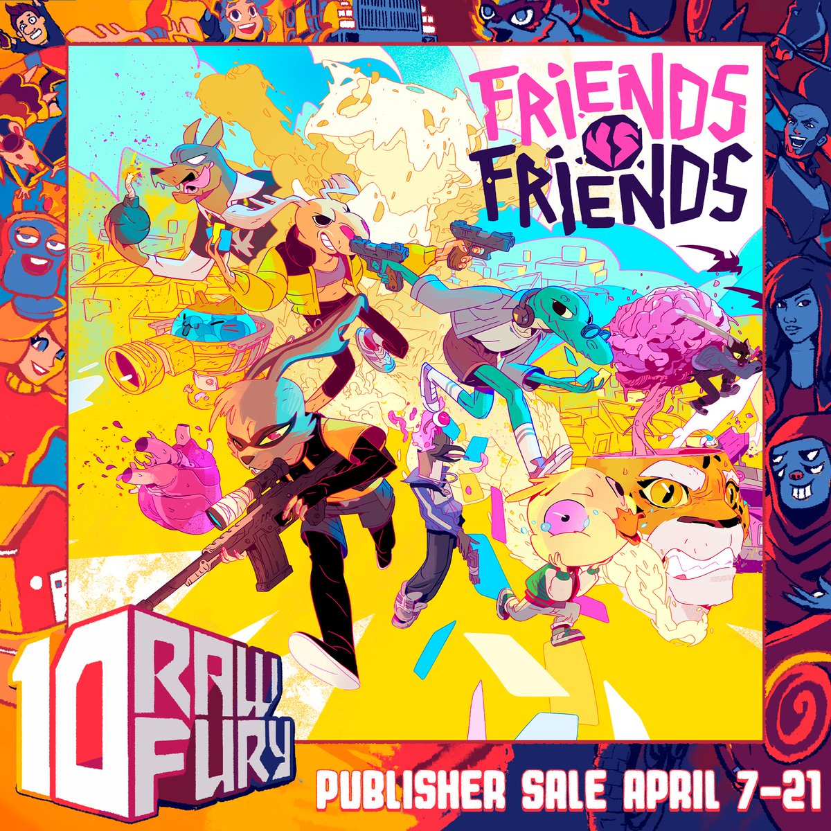 Raw Fury | BLUE PRINCE IS OUT NOW! π (@rawfury) on Twitter photo You up for a 1v1? π€
The Publisher Sale ends in just a few hours! Your last chance to get games like <a href="/FVFgame/">Friends vs. Friends (bot)</a> for a massive 75% off π₯
Grab it here: bit.ly/3skN0Mq You up for a 1v1? π€
The Publisher Sale ends in just a few hours! Your last chance to get games like <a href="/FVFgame/">Friends vs. Friends (bot)</a> for a massive 75% off π₯
Grab it here: bit.ly/3skN0Mq