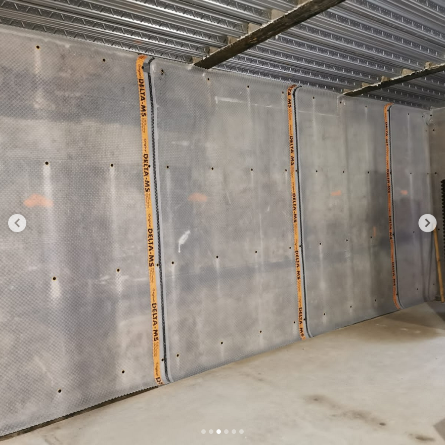 APGoochLtd's tweet photo. n Fulham again with London Structures to provide a @delta_membranes cavity drainage membrane system with Edincare ground water and foul  water drainage systems. We will be back here to install the sump pumps  in a few months.

#apgooch #londonstructures #basementwaterproofing https://t.co/IffghSnZgB